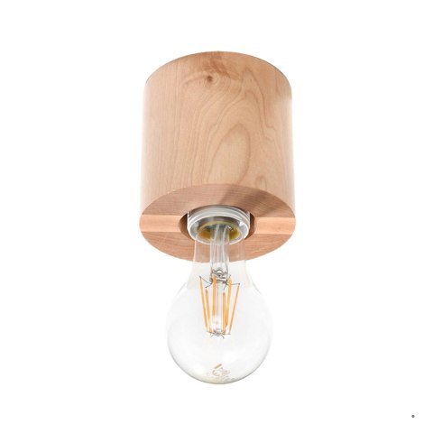 Sollux Lighting Plafon SALGADO naturalne drewno
