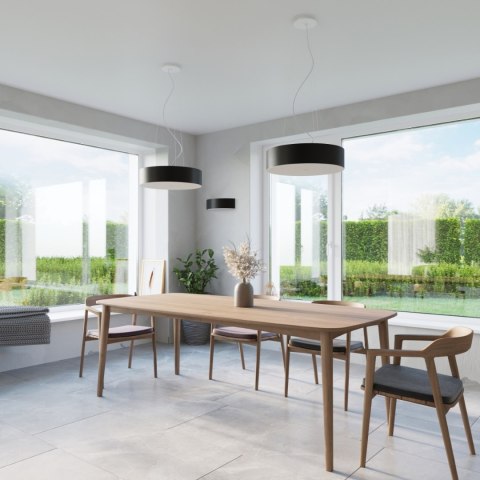 Sollux Lighting Plafon SKALA 30 czarny