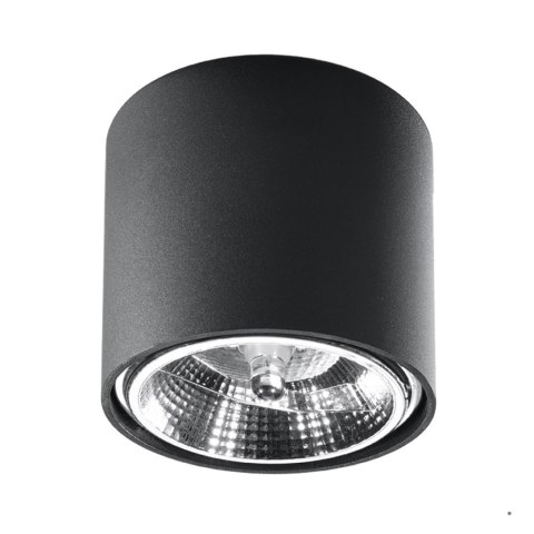 Sollux Lighting Plafon TIUBE czarny