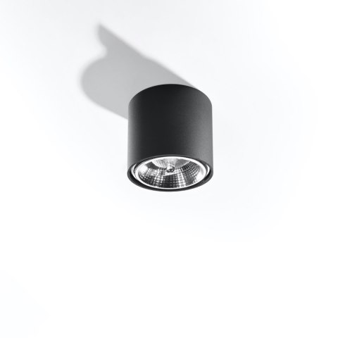 Sollux Lighting Plafon TIUBE czarny