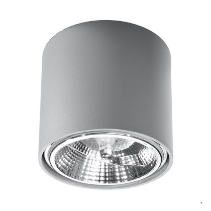 Sollux Lighting Plafon TIUBE szary