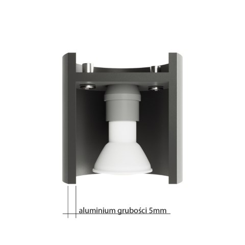Sollux Lighting Plafon TIUBE szary