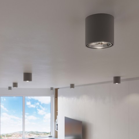 Sollux Lighting Plafon TIUBE szary