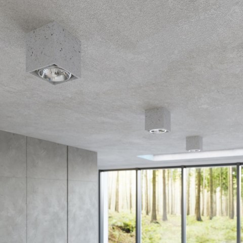 Sollux Lighting Plafon VALDE 140 beton