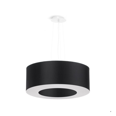 Sollux Lighting Żyrandol SATURNO 50 czarny