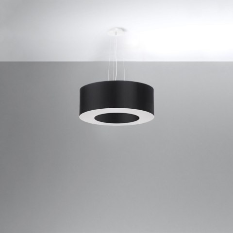 Sollux Lighting Żyrandol SATURNO 50 czarny
