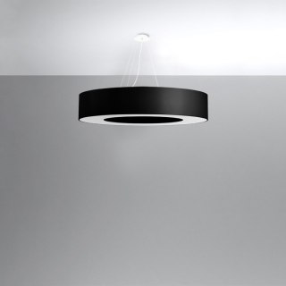 Sollux Lighting Żyrandol SATURNO 90 czarny