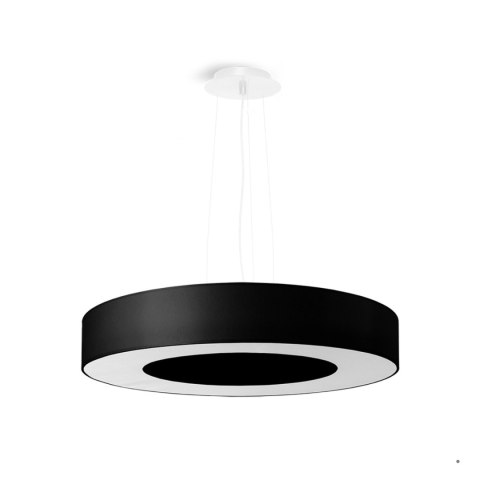 Sollux Lighting Żyrandol SATURNO SLIM 50 czarny