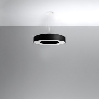 Sollux Lighting Żyrandol SATURNO SLIM 50 czarny