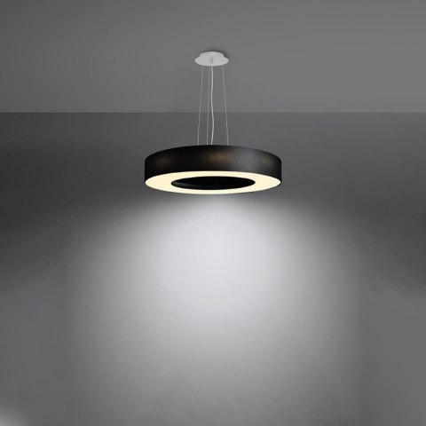Sollux Lighting Żyrandol SATURNO SLIM 50 czarny