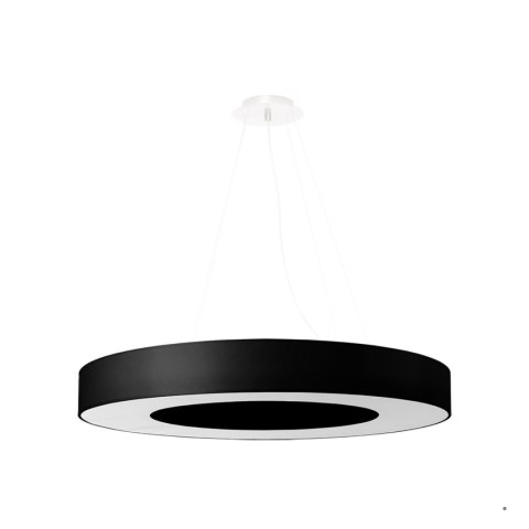 Sollux Lighting Żyrandol SATURNO SLIM 70 czarny