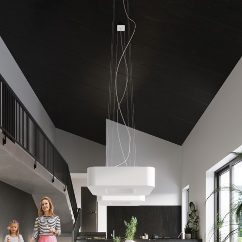 Sollux Lighting Żyrandol URANO 80 biały
