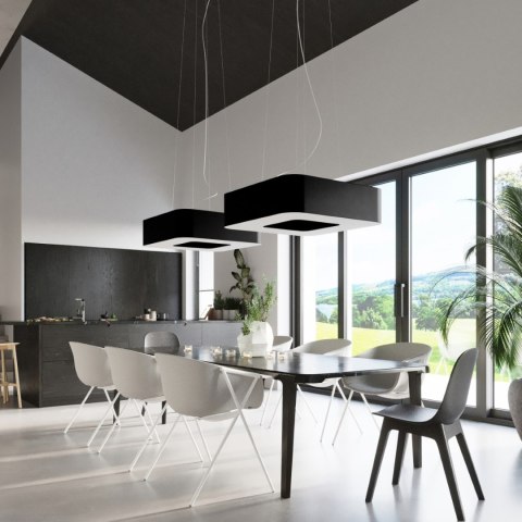 Sollux Lighting Żyrandol URANO 80 czarny