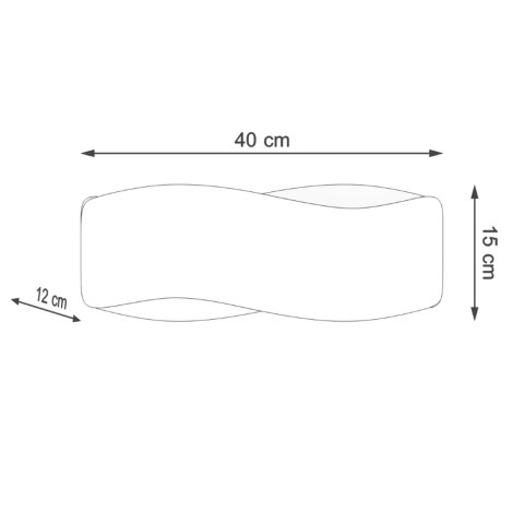 Sollux Lighting Kinkiet TILA 40 biały