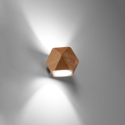 Sollux Lighting Kinkiet WOODY naturalne drewno