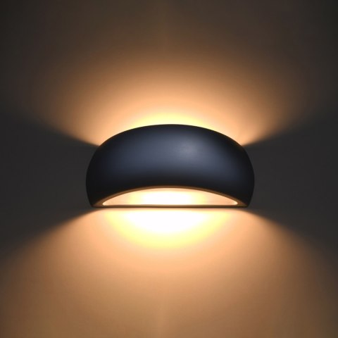Sollux Lighting Kinkiet ceramiczny PONTIUS szary