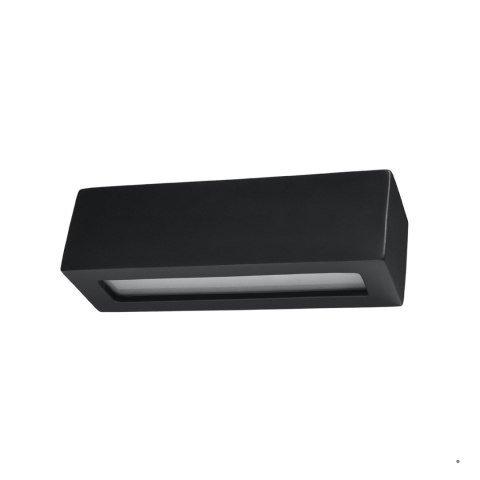 Sollux Lighting Kinkiet ceramiczny VEGA czarny