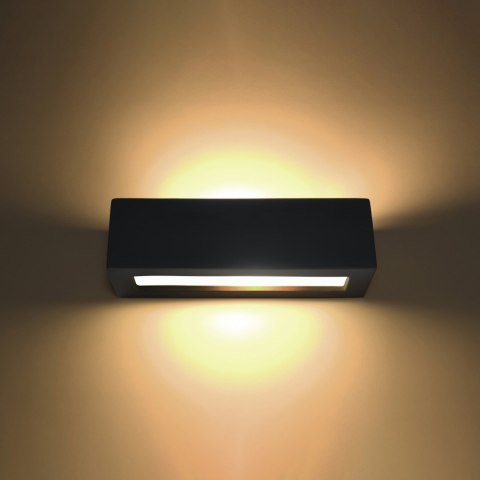 Sollux Lighting Kinkiet ceramiczny VEGA czarny