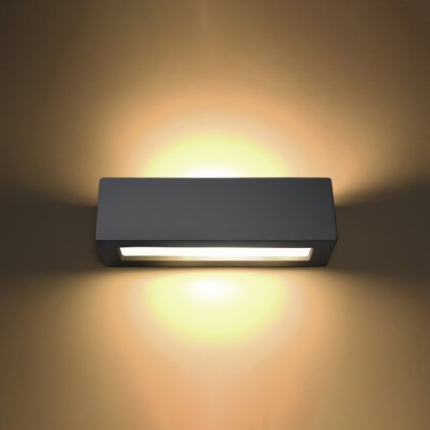 Sollux Lighting Kinkiet ceramiczny VEGA szary