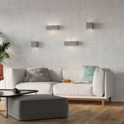 Sollux Lighting Kinkiet ceramiczny VEGA szary