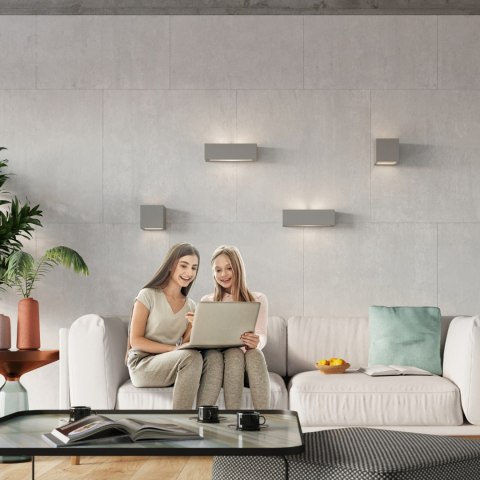 Sollux Lighting Kinkiet ceramiczny VEGA szary