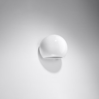 Sollux Lighting Kinkiet lakierowany GLOBE biały połysk