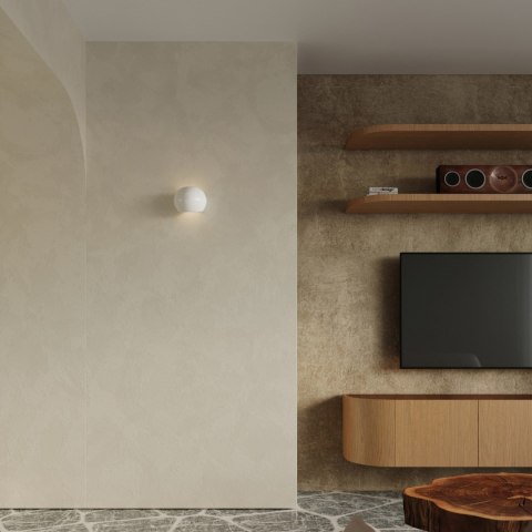 Sollux Lighting Kinkiet lakierowany GLOBE biały połysk