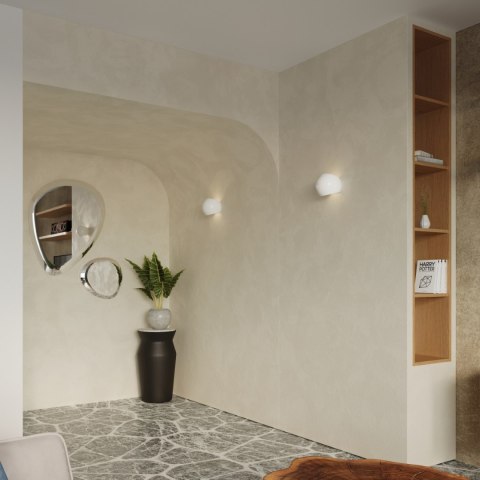 Sollux Lighting Kinkiet lakierowany GLOBE biały połysk