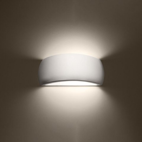 Sollux Lighting Kinkiet lakierowany PONTIUS biały połysk