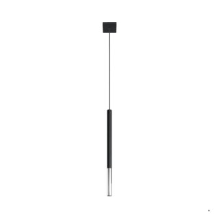 Sollux Lighting Lampa wisząca MOZAICA 1 czarny/chrom