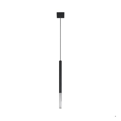 Sollux Lighting Lampa wisząca MOZAICA 1 czarny/chrom