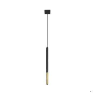 Sollux Lighting Lampa wisząca MOZAICA 1 czarny/złoto