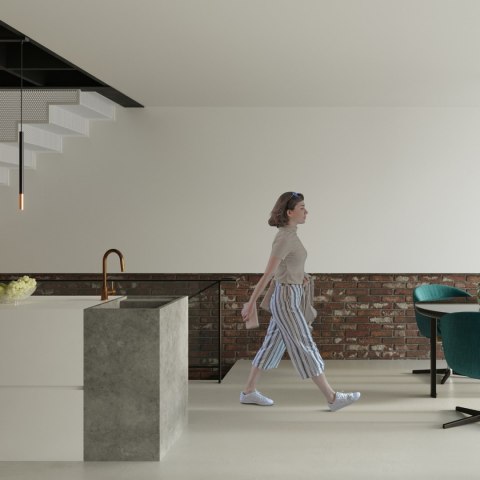 Sollux Lighting Lampa wisząca MOZAICA 3L czarny/miedź