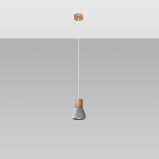 Sollux Lighting Lampa wisząca QUBIC szara