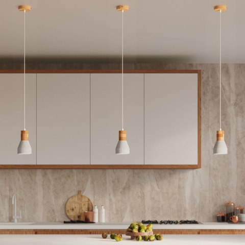 Sollux Lighting Lampa wisząca QUBIC szara