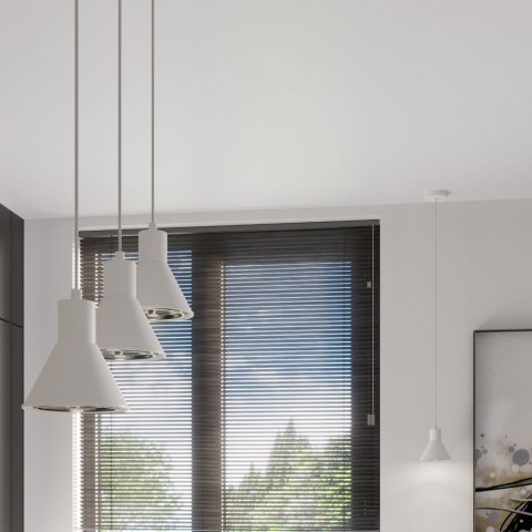 Sollux Lighting Lampa wisząca TAZILA 1 biała [ES111]