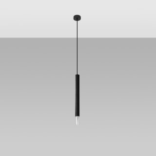 Sollux Lighting Lampa wisząca WEZYR 1 czarna
