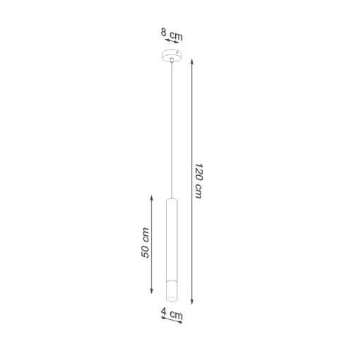 Sollux Lighting Lampa wisząca WEZYR 1 czarna