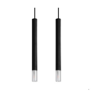 Sollux Lighting Lampa wisząca WEZYR 2 czarna