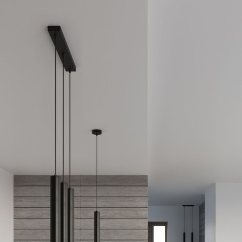 Sollux Lighting Lampa wisząca WEZYR 2 czarna