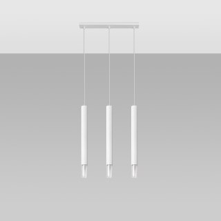 Sollux Lighting Lampa wisząca WEZYR 3 biała
