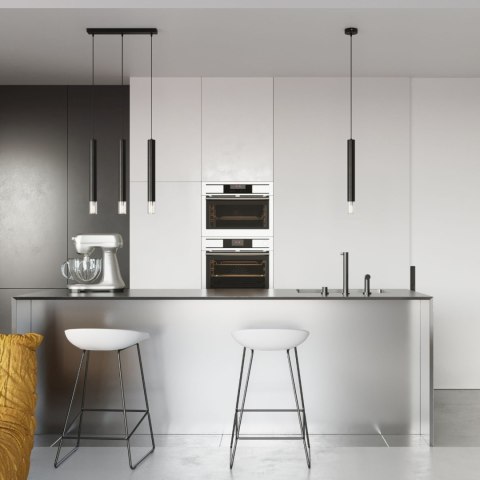 Sollux Lighting Lampa wisząca WEZYR 3 czarna