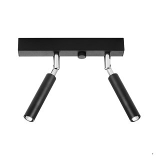 Sollux Lighting Plafon EYETECH 2 czarny