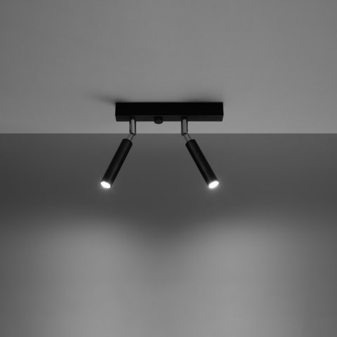 Sollux Lighting Plafon EYETECH 2 czarny