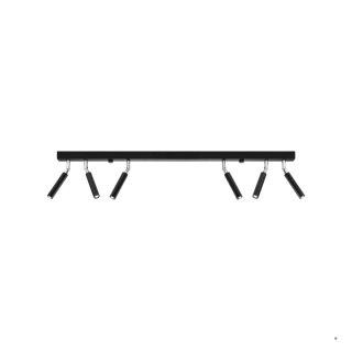 Sollux Lighting Plafon EYETECH 6 czarny