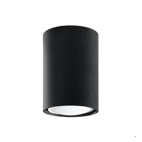 Sollux Lighting Plafon LAGOS 10 czarny