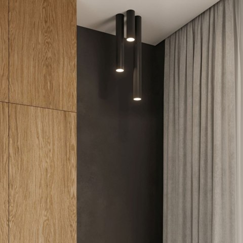 Sollux Lighting Plafon LAGOS 10 czarny