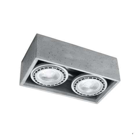 Sollux Lighting Plafon QUATRO 2 beton