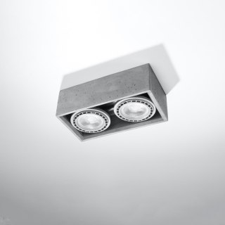 Sollux Lighting Plafon QUATRO 2 beton