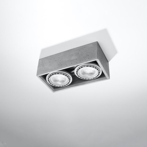 Sollux Lighting Plafon QUATRO 2 beton